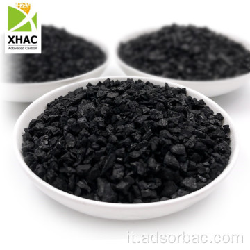 Elevato valore di iodio 900-1100 mg / g carbone antascato granulare